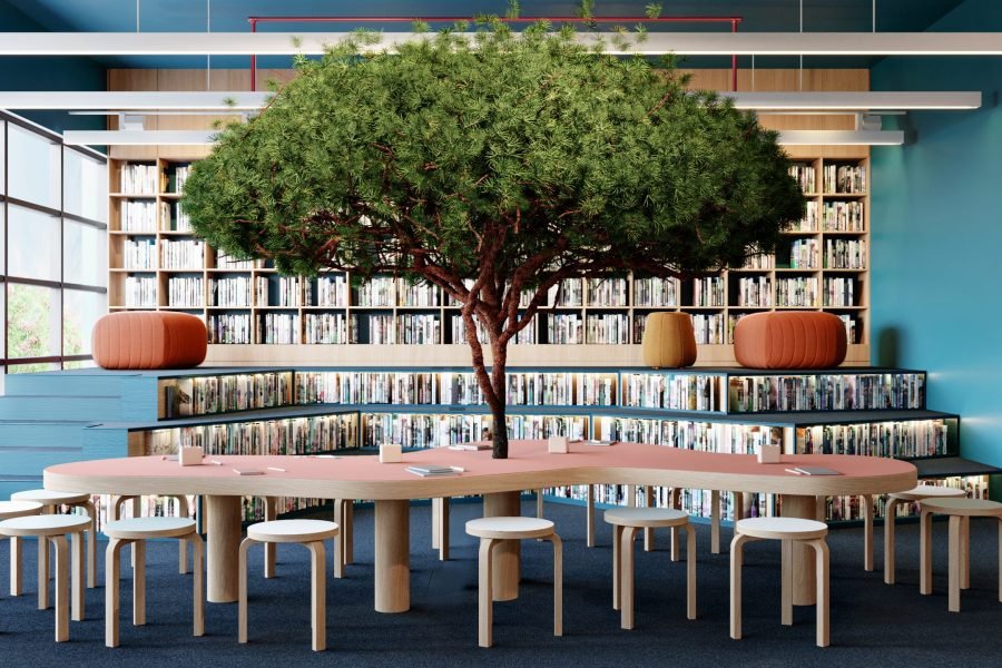 Big Library Closeup 02